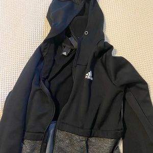 Womens Adidas full zip two-tone hoodie